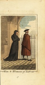 Mann und Frau aus Lissabon, Portugal