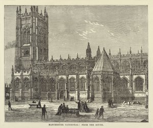 Manchester Kathedrale, von Süden