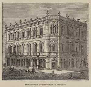 Manchester Conservative Clubhouse (Stich) von English School