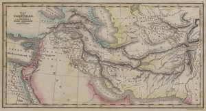 Karte der Länder, erwähnt in den Geschichten von Noah, Abraham und den Königen Israels