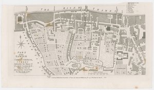 Karte des Herrenhauses von Paris Garden von R Wilkinson, 1822