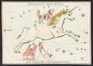 Monoceros. Canis Minor. Und Atelier Typographique, aus 
