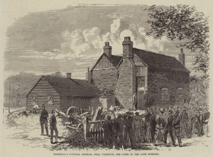 Marshalls Cottage, Denham, nahe Uxbridge, der Schauplatz der jüngsten Morde von English School