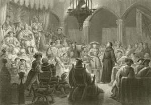 Martin Luther auf dem Reichstag zu Worms von English School