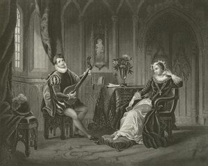 Maria Stuart und ihr Sekretär Chatelar