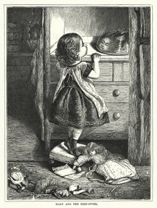 Mary und die Abdeckhaube (Gravur)