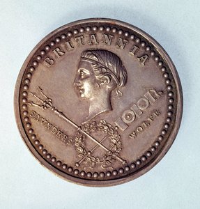 Medaille zur Erinnerung an die britische Eroberung von Quebec
