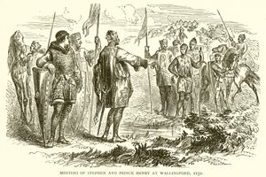 Treffen von Stephan und Prinz Heinrich in Wallingford, 1152