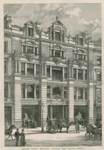 Geschäftsbüros von Messrs Pears, New Oxford Street, London von English School