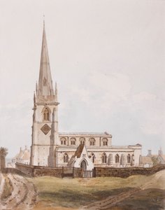 Middleton Cheney, Südansicht der Kirche von English School