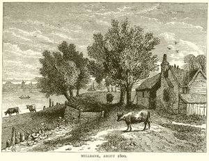 Millbank, um 1800
