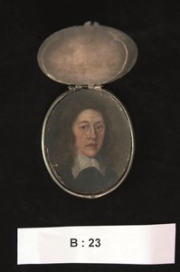 Miniatur von Henry Cromwell, Lord Lieutenant of Ireland, ca. 1655-59 von English School