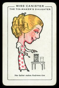 Miss Canister, die Tochter des Blechmachers