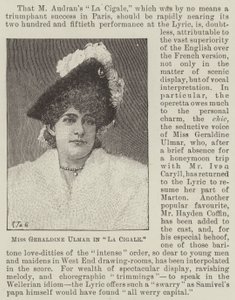 Miss Geraldine Ulmer in "La Cigale" von English School