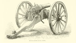Mitrailleuse, Rückansicht, August 1870