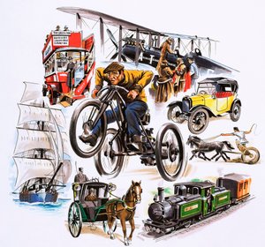 Montage von Transportmitteln