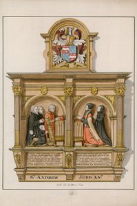 Denkmal für Sir Andrew Judd, Sheriff und Bürgermeister, in St. Helens Bishopsgate, London