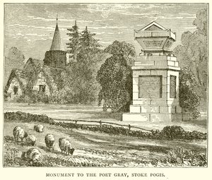 Denkmal für den Dichter Gray, Stoke Pogis von English School