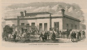 Moorgate Street Station der Metropolitan Railway von English School