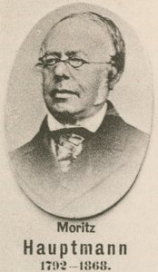 Moritz Hauptmann von English School