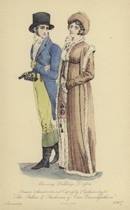 Morgenspaziergangskleid für Damen und Herren