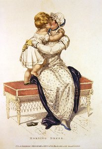 Morgenkleid, Modeplatte aus Ackermann