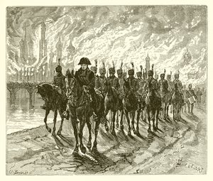 Moskau in Flammen