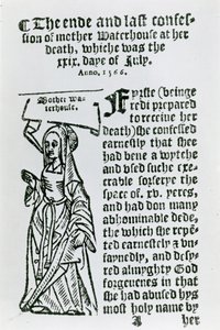 Mutter Waterhouse (ca. 1503-1566), Flugblatt von English School