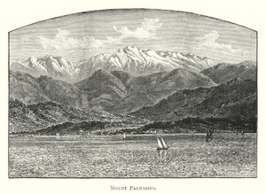 Berg Parnassus (Gravur) von English School