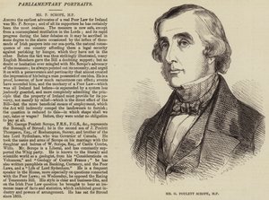 Mr. G Poulett Scrope, MP (Stich)