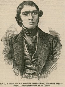 Mr. J. R. Hind vom Observatorium von Mr. Bishop, Regents Park