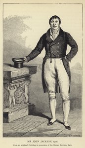 Mr. John Jackson, 1798, nach einem Originalgemälde im Besitz von Sir Henry Smythe, Baronet von English School