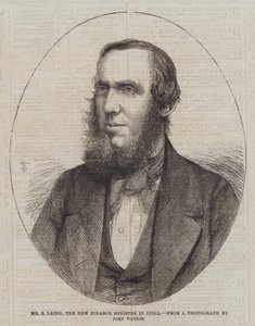Herr S. Laing, der neue Finanzminister in Indien von English School