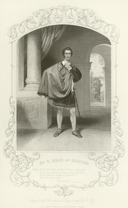 Mr. T. Mead als Iachimo, Cymbeline, Akt I, Szene VII von English School