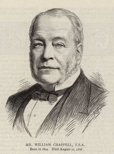 Herr William Chappell, FSA (Gravur)