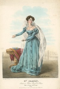 Mrs. Charton, Künstlerin des Théâtre Royal de l