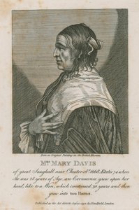 Mrs. Mary Davis aus Great Saughall bei Chester, 1668 von English School