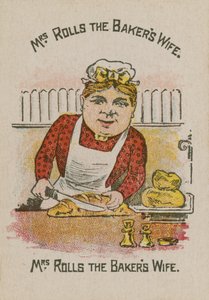 Frau Rolls die Frau des Bäckers