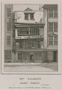 Mrs. Salmons, Das Wachsfigurenkabinett, Fleet Street von English School