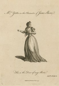 Mrs. Yates als Jane Shore von English School