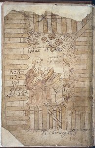 Arderne im Kräutergarten, aus Incerti Avctoris von Johannis Arderne