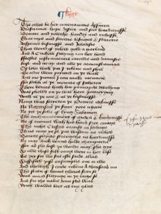 Ms. New Coll 314, f19r, Die Canterbury-Erzählungen von Geoffrey Chaucer
