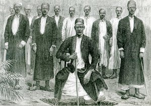 Mtesa, der Kaiser von Uganda und andere Häuptlinge von English School