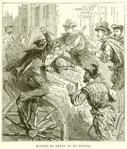Mord an Heinrich IV. von Frankreich von English School