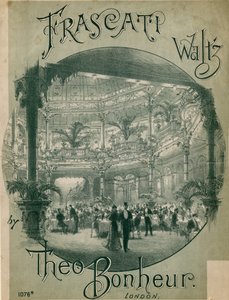 Musikalische Partitur für Frascati-Walzer von Theo Bonheur