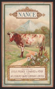 Nance, Werbung für die Aylesbury Dairy Company