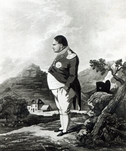 Napoleon auf der Insel St. Helena, 1820 von English School