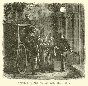 Napoleons Ankunft in Wilhelmshöhe, September 1870 von English School