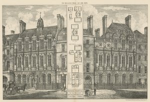 Nationales Krankenhaus für Deformierte, Great Portland Street und Bolsover Street von English School