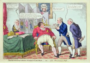 Necessitas Non Habet Leges, oder die Übelkeitspille, 1823